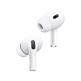 Immagine di Apple AirPods Pro 2 Auricolari wireless, Auricolari Bluetooth, Cancellazione attiva del rumore, Funzione Apparecchio acustico, Trasparenza, Audio spaziale personalizzato, Alta fedeltà, Ricarica USB-C