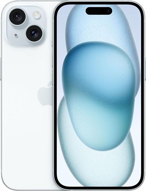 Immagine di iPhone 15 nella variante di colore Blu